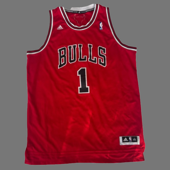 Derrick Rose Chicago Bulls 
Classic Red Adidas Jersey - Picture 2 of 13